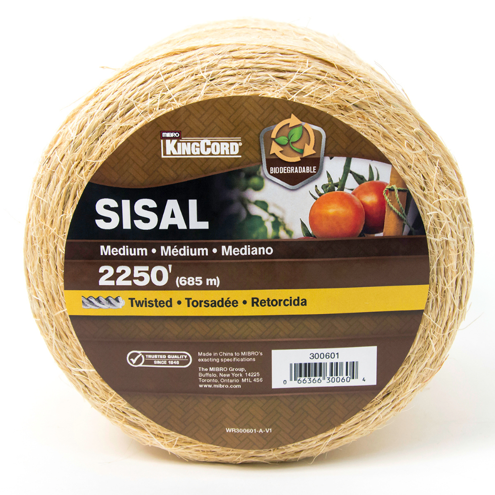 Twisted Sisal Twine Medium 2250' Natural