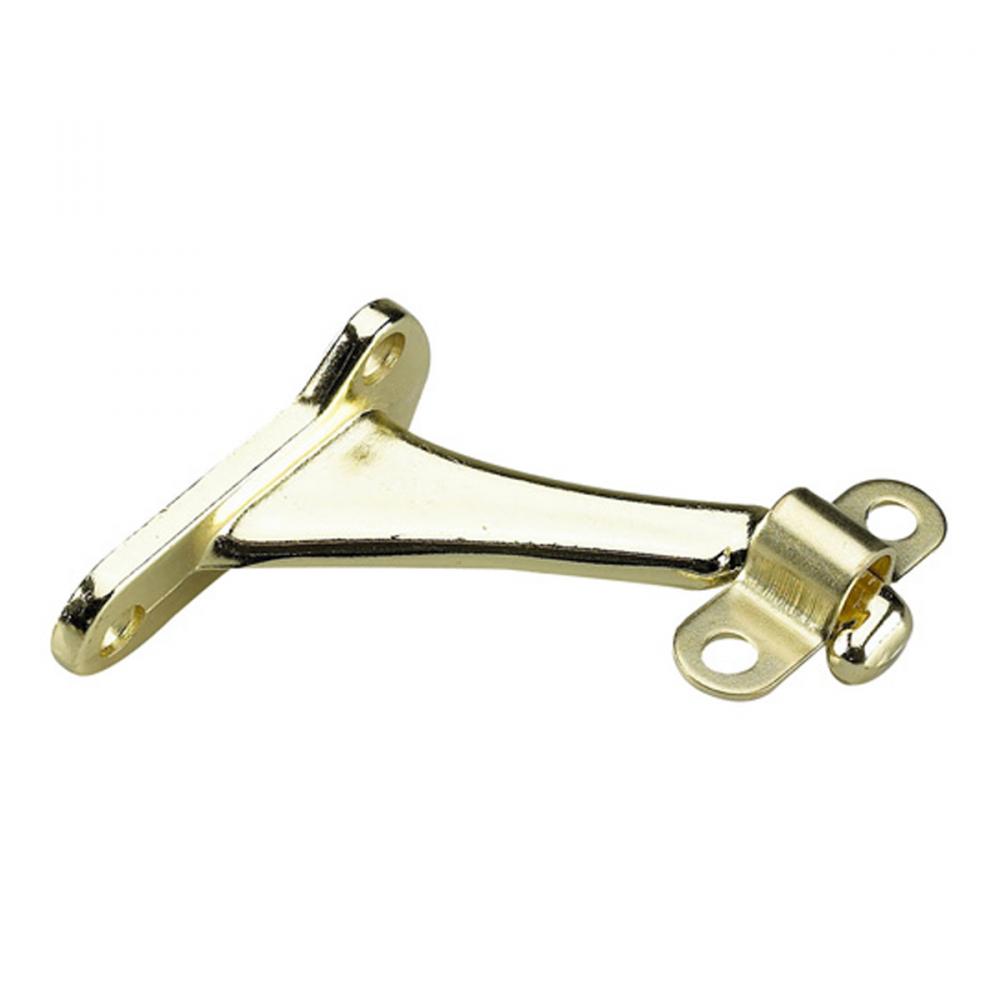 Handrail Bracket HD Alum. 3-7/32" Brushed Chrome