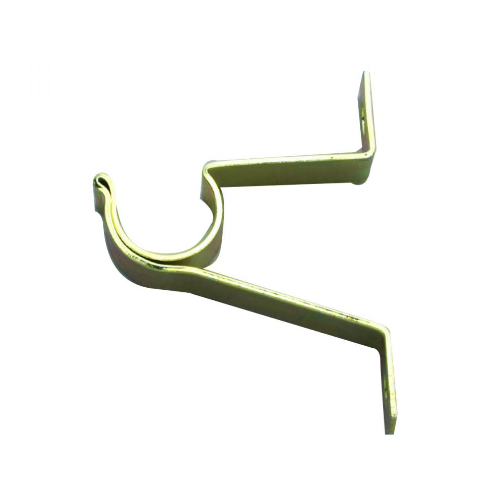 Cafe Rod Brackets Brass  3/4in Proj. to Fit a 7/16" Rod 2/Bag