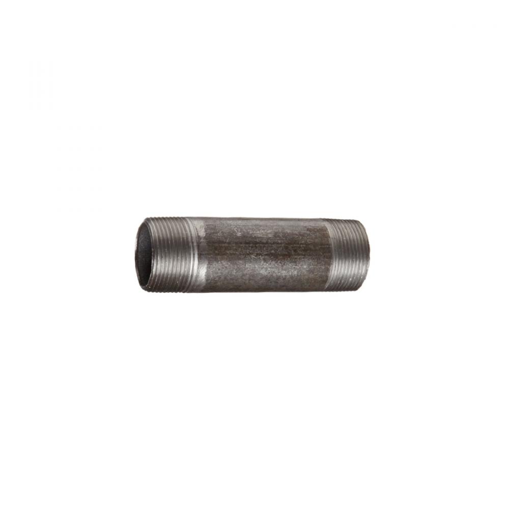 Black Close Nipple 1/4"