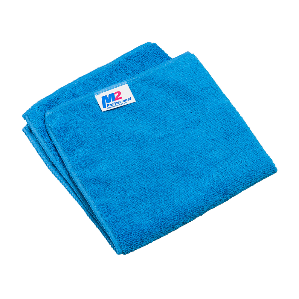 Microfibre Woven Cleaning Cloth 16x16" (40 x 40cm) Blue