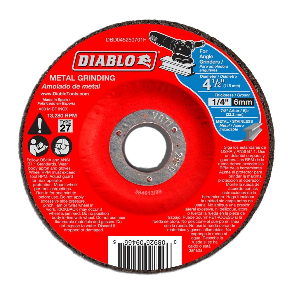 4-1/2 in. Metal Grinding Disc - Type 27