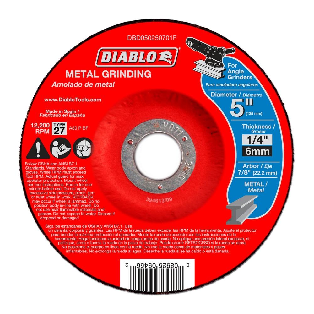 5 in. Metal Grinding Disc - Type 27