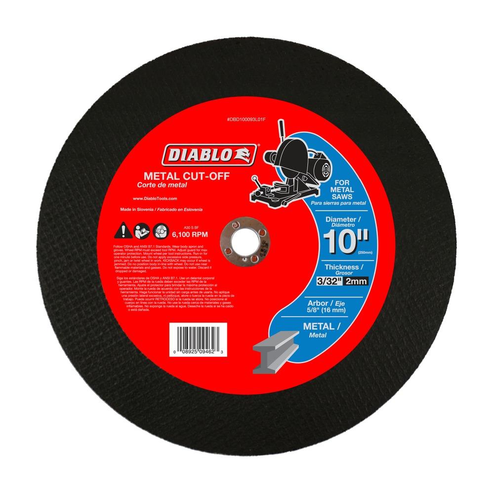 10 in. Metal Cut Off Disc