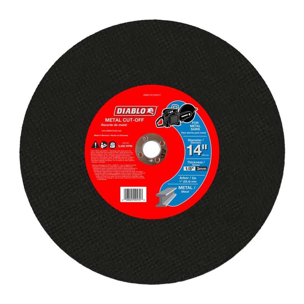 14 in. Metal High Speed Cut Off Disc 1 in.