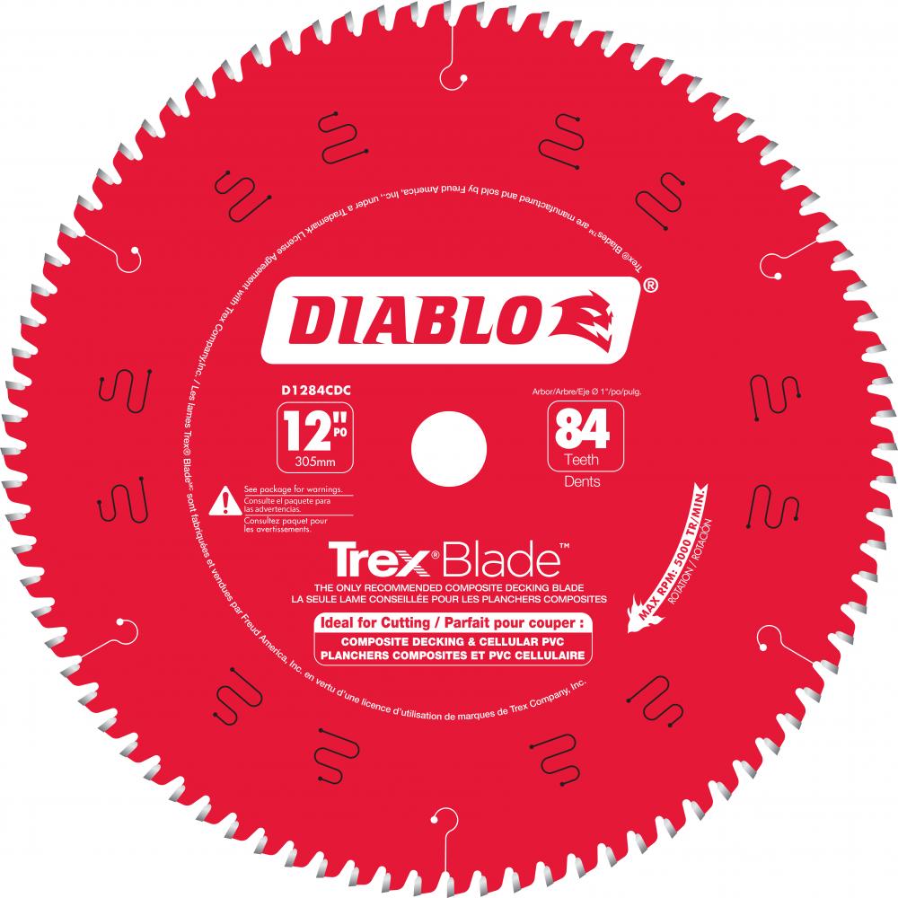 12 in. x 84 Tooth Composite Material/Plastics TrexBlade