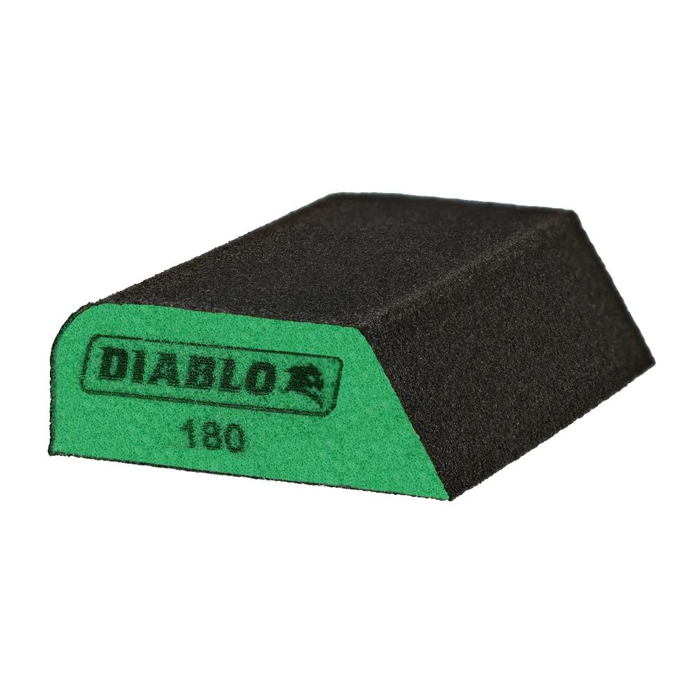 4" x 2-1/2" x 1" 180-Grit Dual-Edge Sanding Sponge