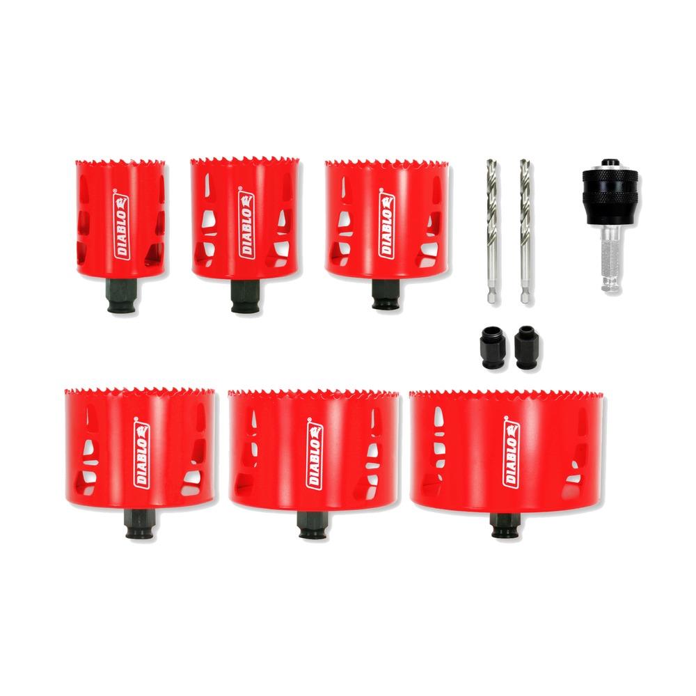 11 pc Multi-Project Bi-Metal Hole Saw Set