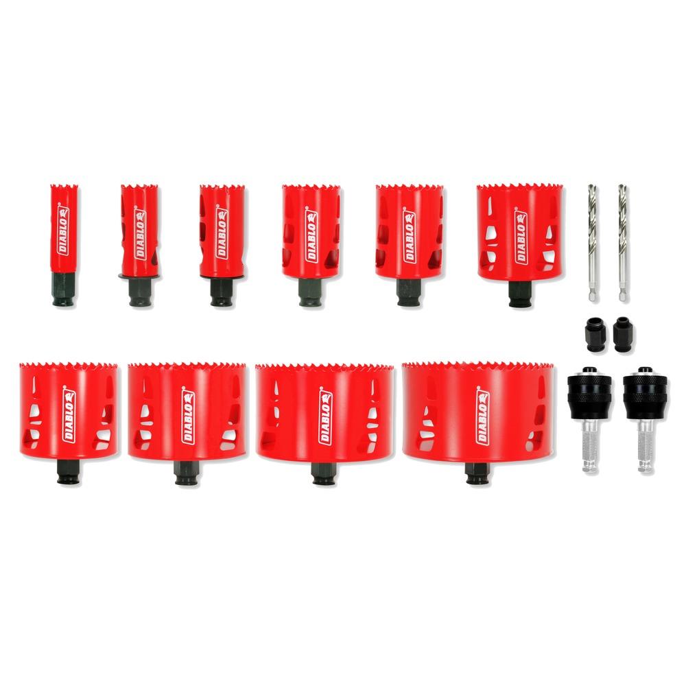 16 pc Electrician's Bi-Metal Hole Saw Set