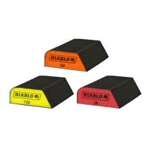 Diablo DFBCOMBAST03G - Assorted Dual-Edge Sanding Sponges (3-Piece)