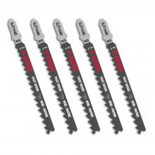 Diablo DJT144D5 - 4" 6TPI High Carbon Steel Jig Saw Blades for Wood (5-Pack)