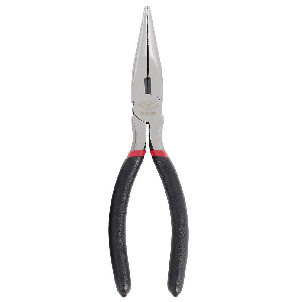 Long Nose Pliers - Cushion Grip - 8" - Black