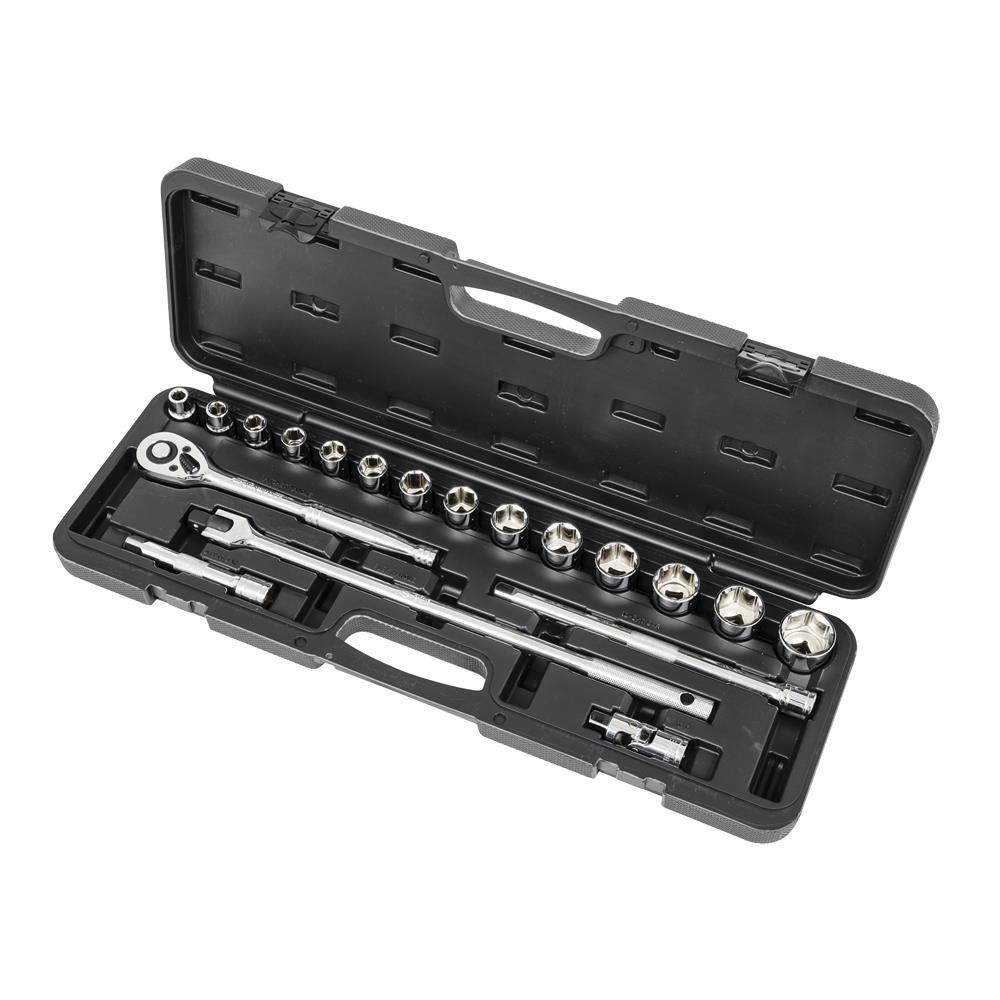 20 PC 1/2" Drive SAE Socket Set