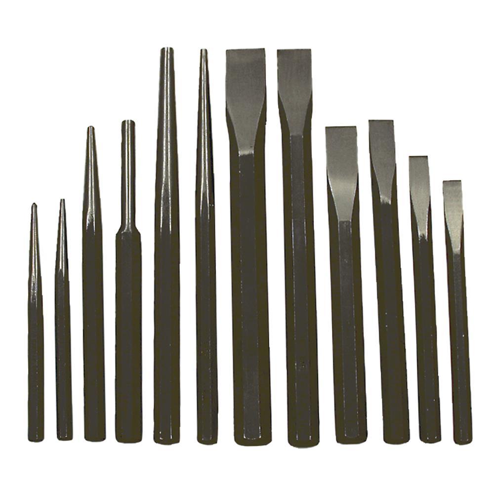 Jumbo Punch and Chisel Set - 12 pc