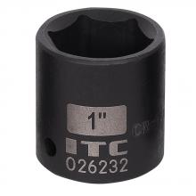 ITC 26232 - 1/2" DR x 1" Impact Socket - 6 Point