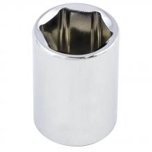 ITC 25532 - 1/2" DR x 32 mm Regular Chrome Socket - 6 Point