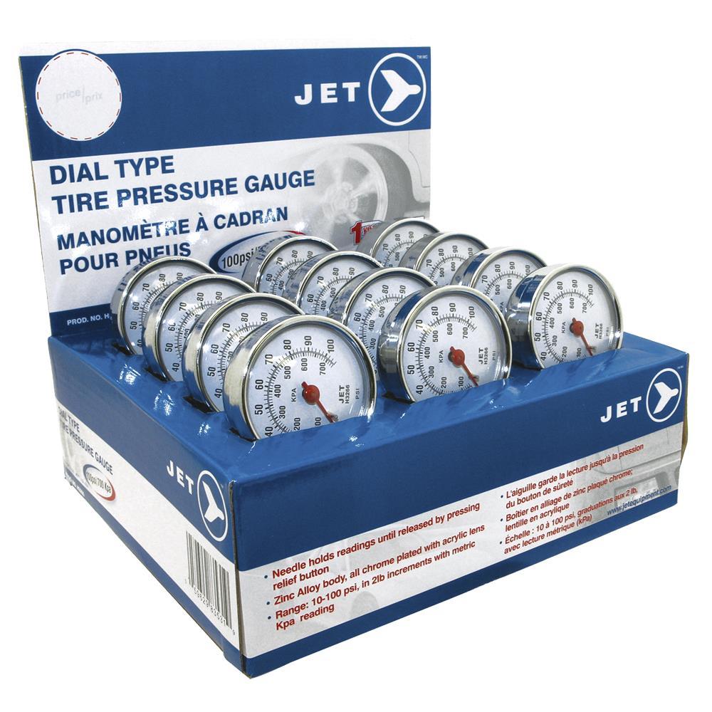 Dialâ??Type Tire Pressure Gau