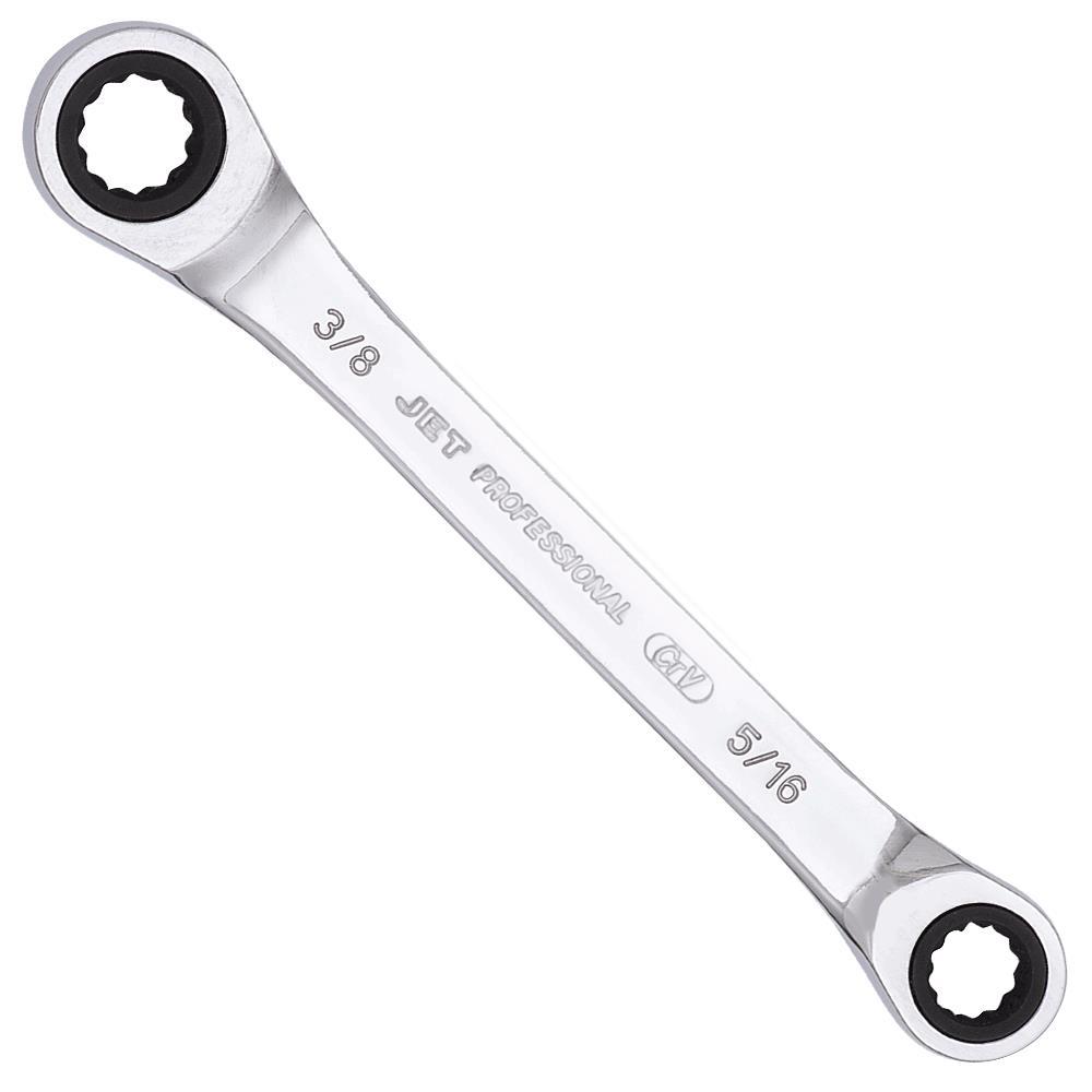 Ratcheting Double Box Wrench - 5/16â? x 3/