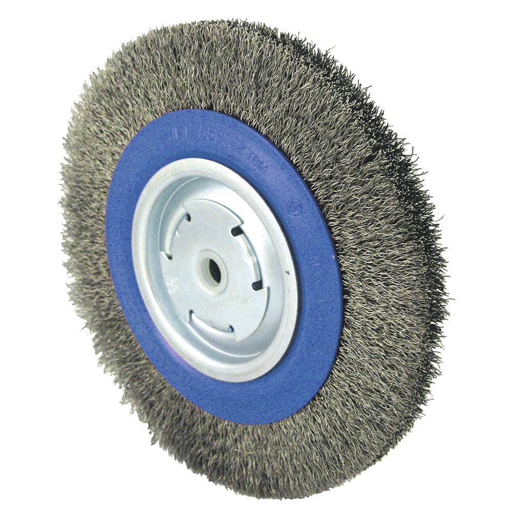 Crimped Wire Wheel Brush - SST - 8" x 7/8"