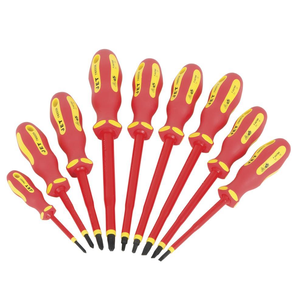 VDE Insulated Screwdriver Set - 9 pc
