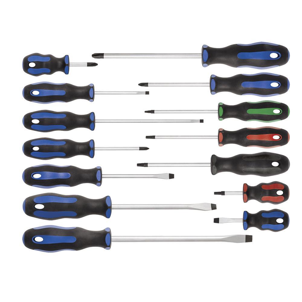 Ergonomic Screwdriver Set - 14 pc