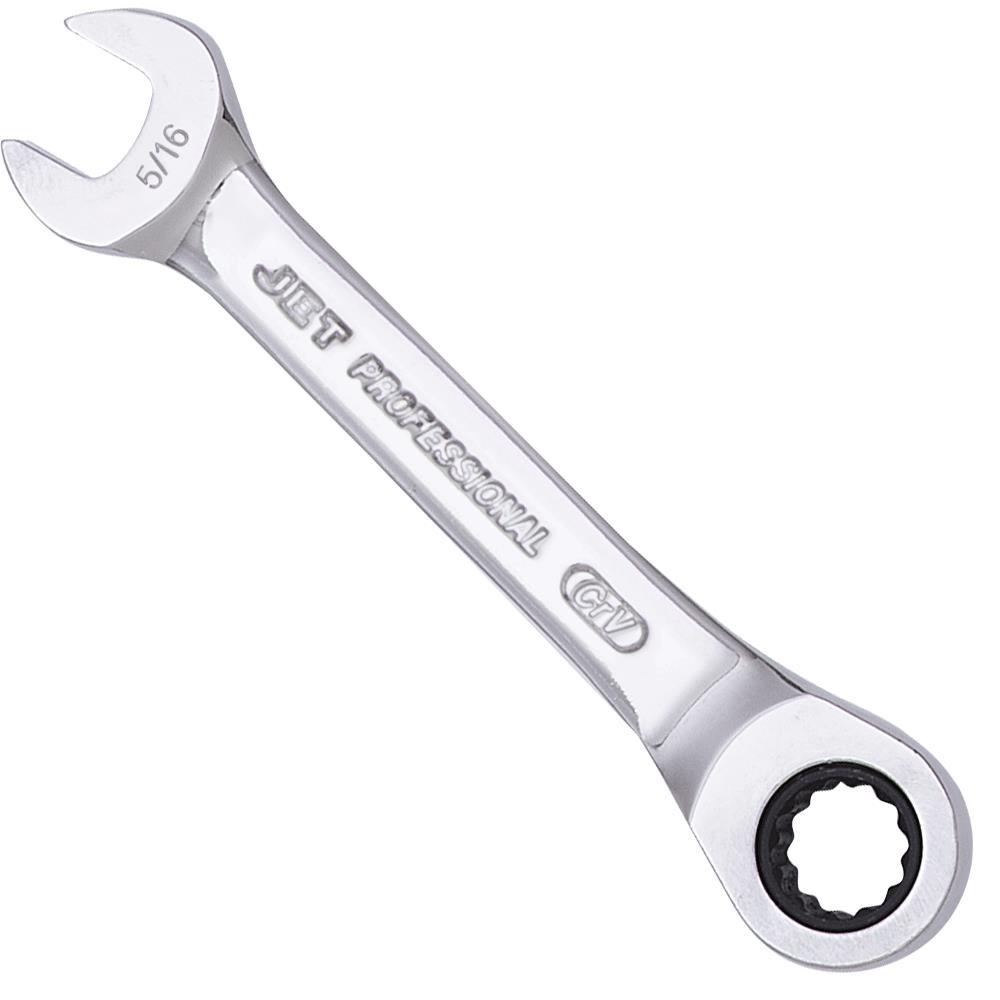 Stubby Ratcheting Combination Wrench - 5/16â