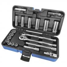 Jet - CA 600230 - 3/8" DR SAE Socket Wrench Set - 12 pt - 21 pcs
