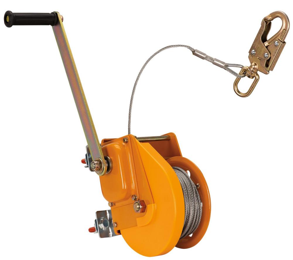 Confined Space Replacement Component - Man Winch with Cable and Swivel Hook
