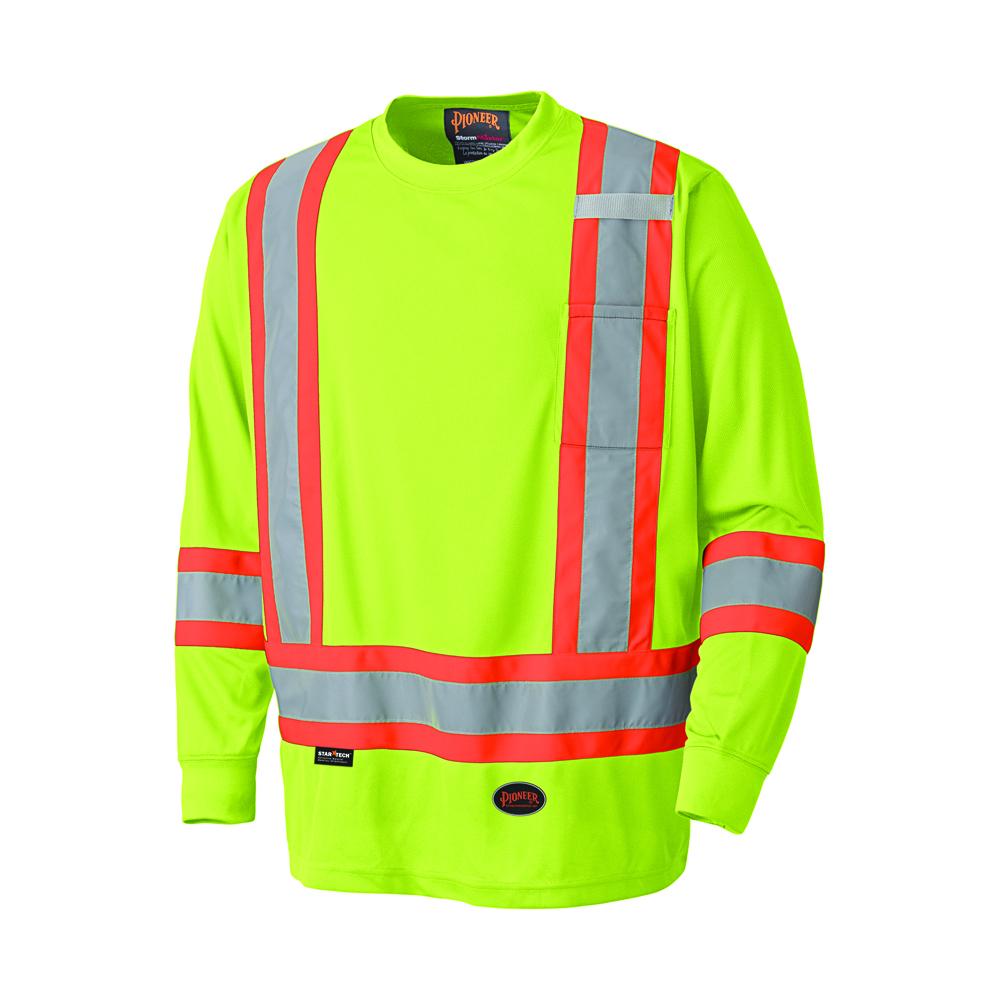 Bird's-Eye Long-Sleeved Safety Shirts