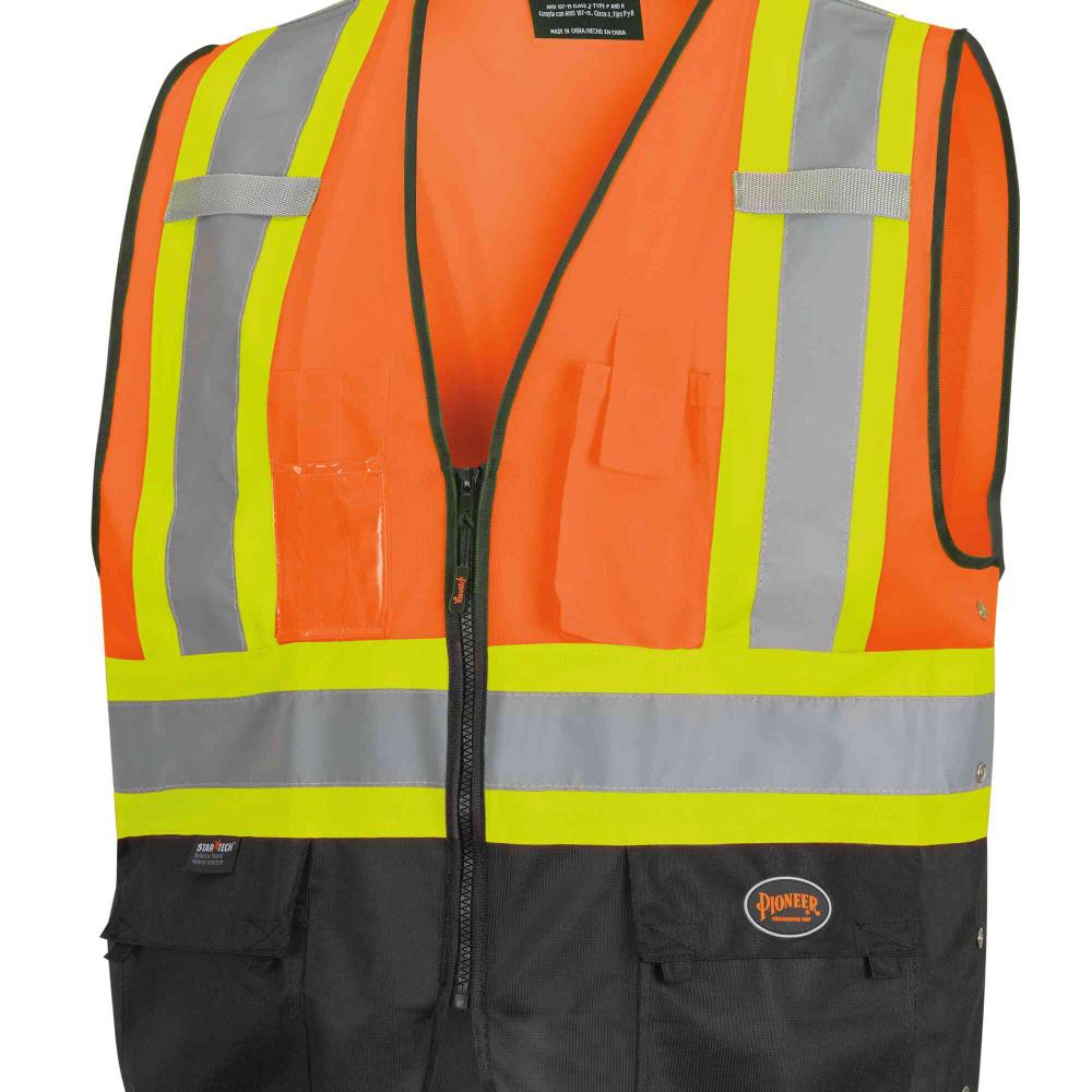 Hi-Vis Safety Vests with Adjustable Sides