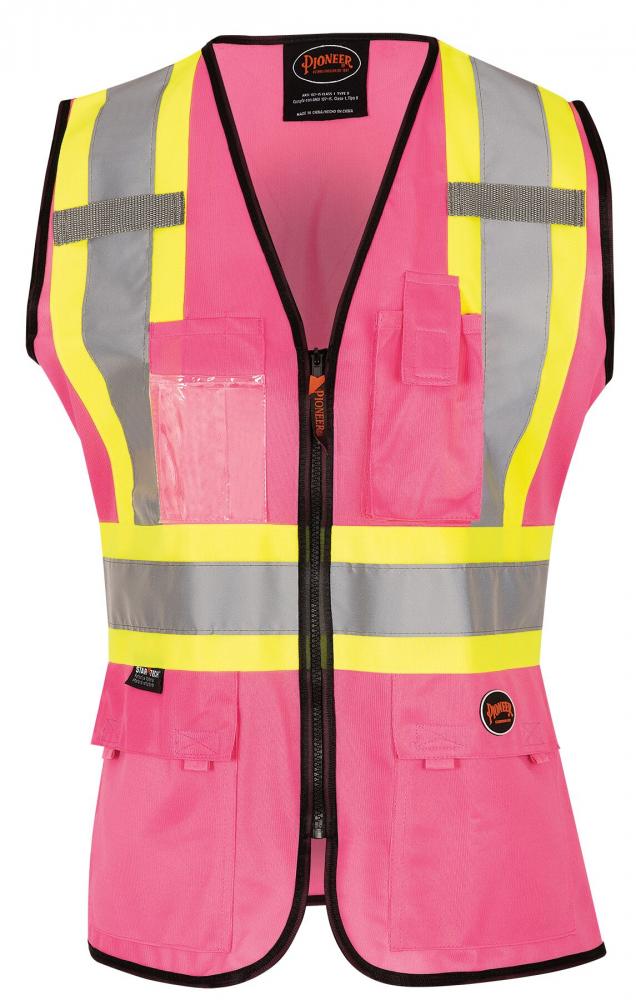 Women's Safety Vest Tricot Poly Interlock
