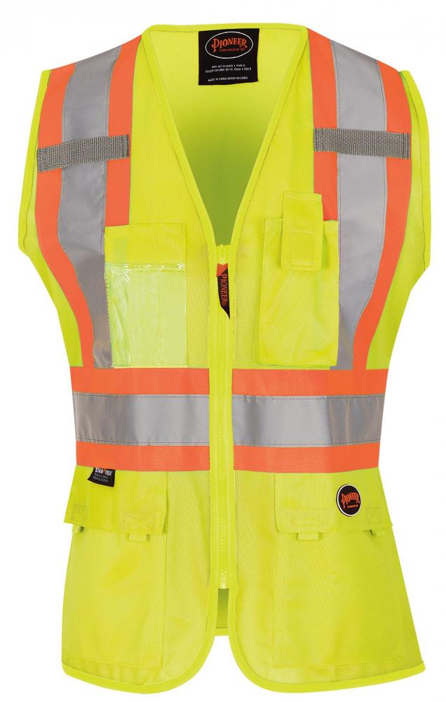 Women's Safety Vest Tricot Poly Interlock