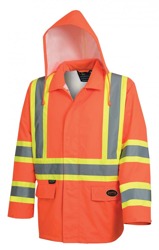 Waterproof Safety Jackets - "The Rock  " - PU Coated 300D Oxford Polyester
