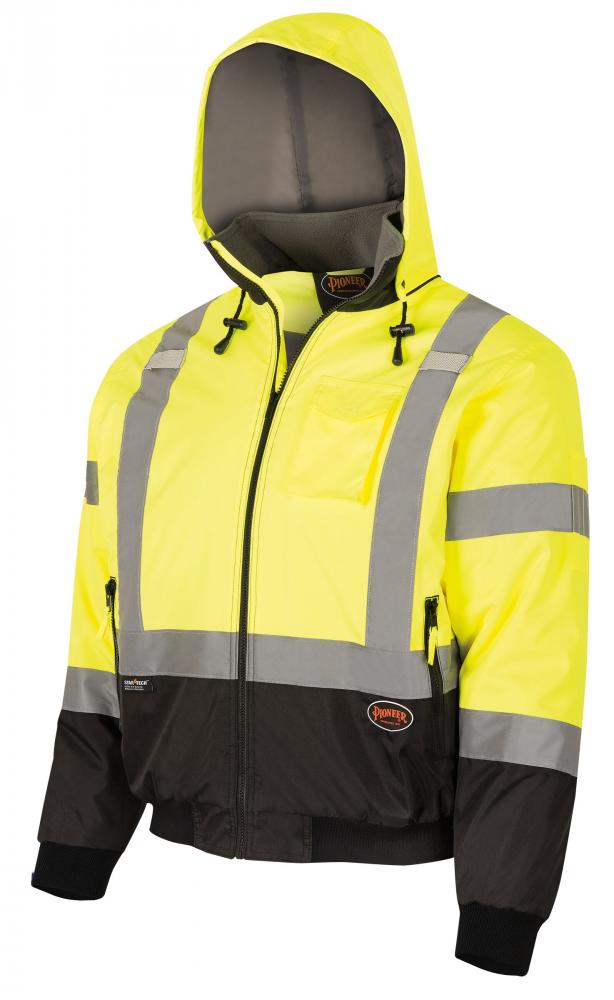 Hi-Vis Waterproof Insulated Bomber Jacket