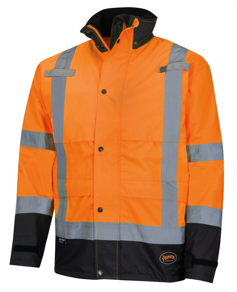 Rainwear Waterproof Jackets 300D Ripstop - Polyester Polyurethane Coated