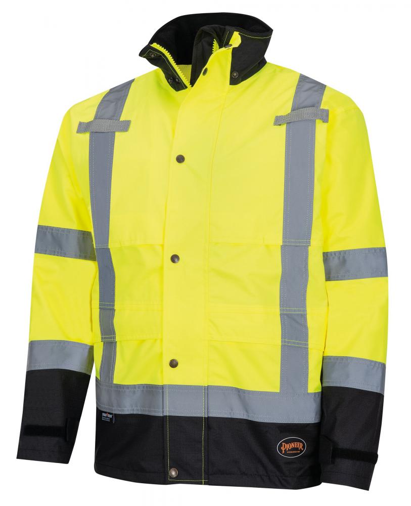 Rainwear Waterproof Jackets 300D Ripstop - Polyester Polyurethane Coated