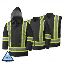 Pioneer V1120470-5XL - Hi-Vis Waterproof 7-in-1 Safety Parkas