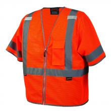 Pioneer V1023950U-L - Hi-Vis Short Sleeved Safety Vests