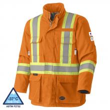 Pioneer V2560250-M - FR/Arc Rated Quilted Safety Parkas