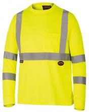 Pioneer V1054260U-4XL - Bird's-Eye Long-Sleeved Safety Shirts