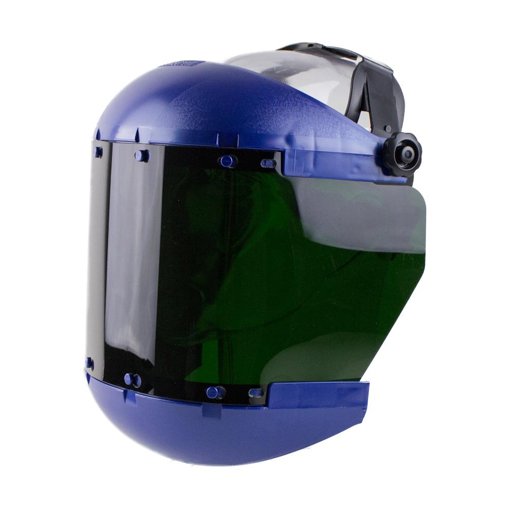 380 Premium Series - Acetate Face Shields - Universal Adapter - Dual Crown