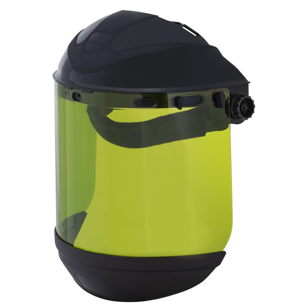 312 Series Polycarbonate Premium Arc Flash Rated Face Shields - Ratcheting - Dual Crown