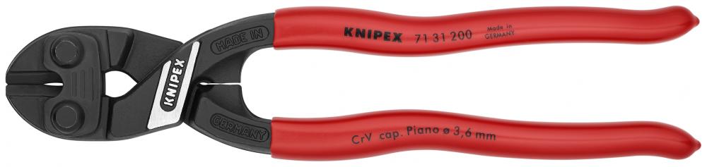 8" CoBolt® High Leverage Compact Bolt Cutters-Notched Blade