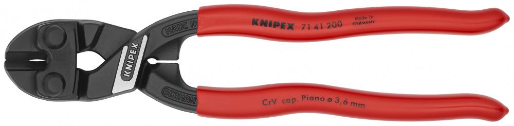 8" CoBolt® High Leverage 20° Angled Compact Bolt Cutters-Notched Blade