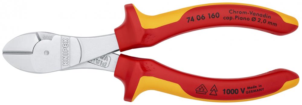 6 1/4" High Leverage Diagonal Cutters-1000V Insulated