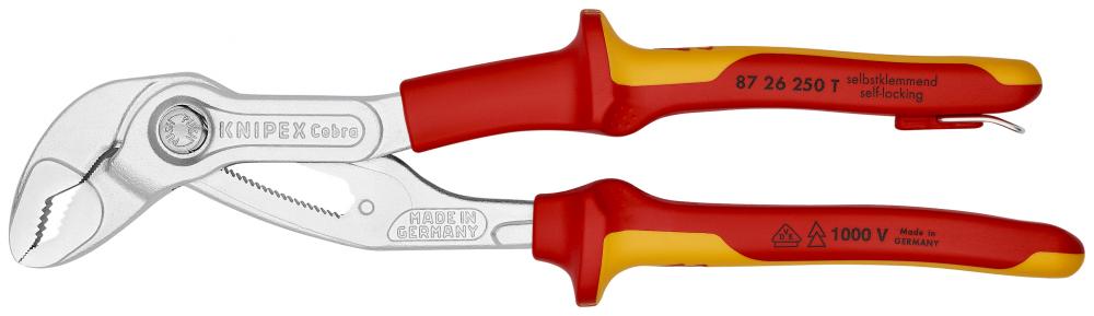10" Cobra® High-Tech Water Pump Pliers-1000V Insulated-Tethered Attachment