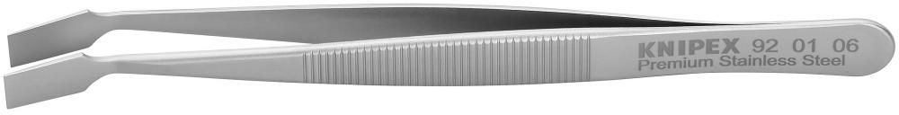 4" Premium Stainless Steel Gripping Tweezers-30°Angled-Blunt Tips