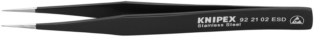 5" Stainless Steel Gripping Tweezers-Pointed Tips-ESD