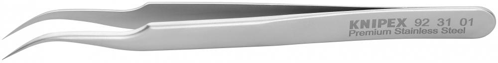 4 3/4" Premium Stainless Steel Gripping Tweezers-45°Angled-Needle-Point Tips