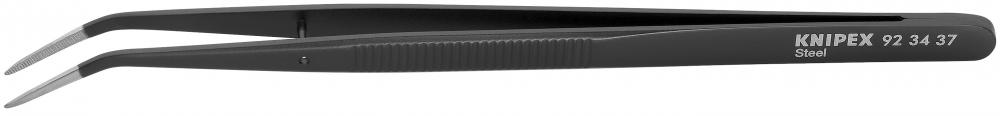 6" Steel Gripping Tweezers--25° Angled-Pointed Tips